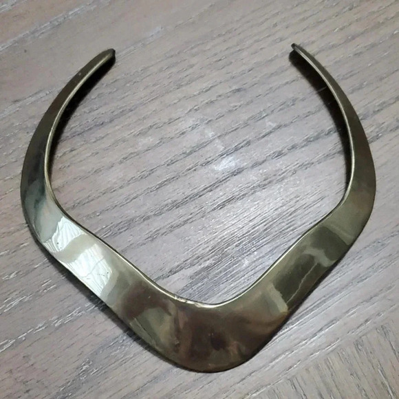 None Jewelry - Brass Y2K choker